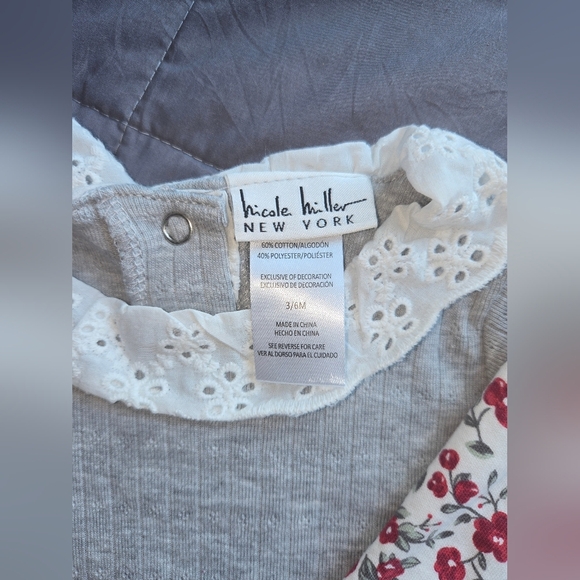 Bundle Of 6 Onesies Nicole Miller/Kyle&Deena Size 3 To 6 Months Nwot - Picture 3 of 3